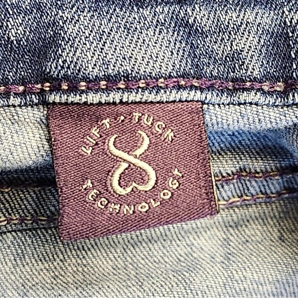 NYDJ (Not Your Daughter's Jeans) Patchwork Skinny Slim Ankle Jeans, 8 - Picture 5 of 13